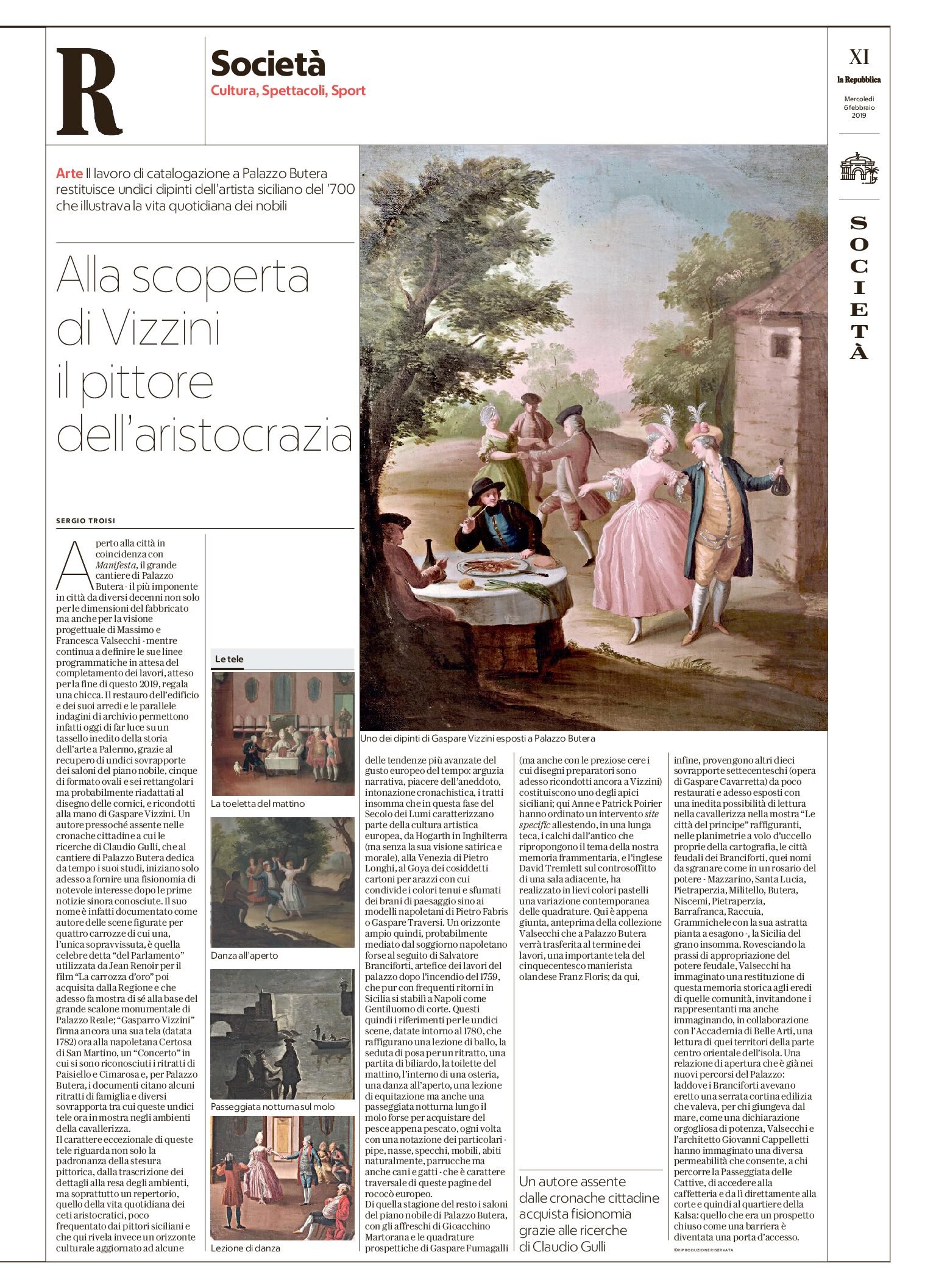 La Repubblica di Palermo 06-02-2019