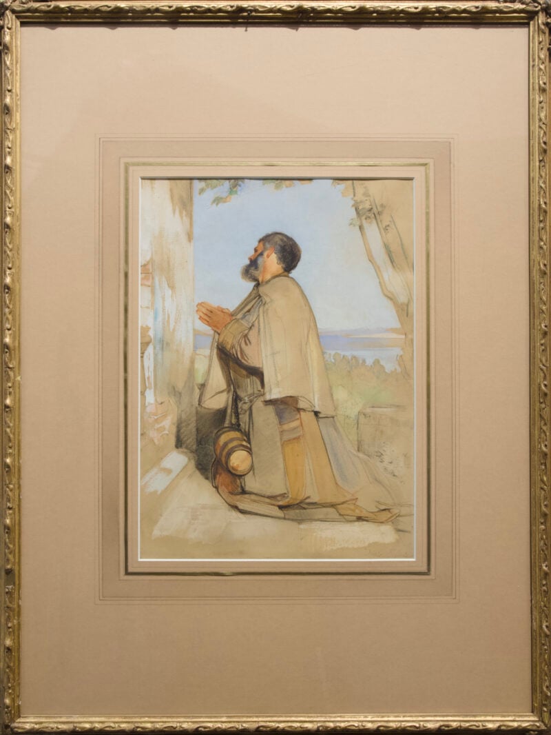 Monaco napoletano in preghiera