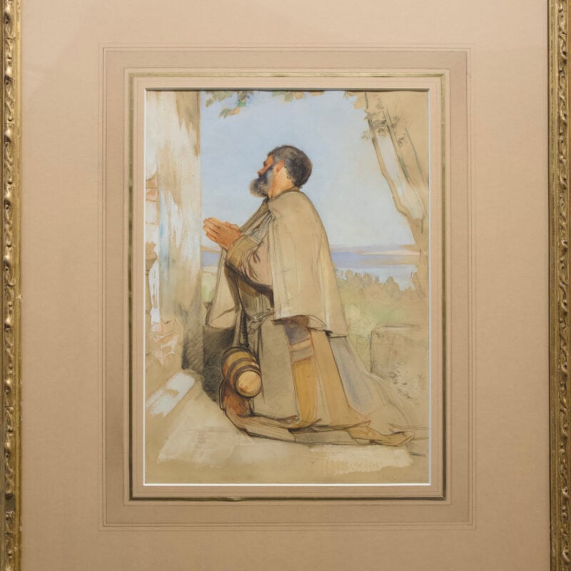 Monaco napoletano in preghiera