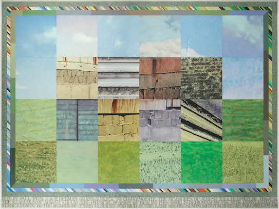 Berlin Wall with German Grass & Skies